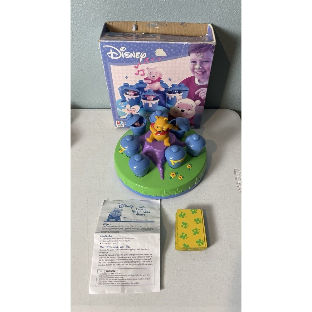 Disney Winnie The Pooh Musical Hide N' Seek Game Parker Brothers COMPLETE!